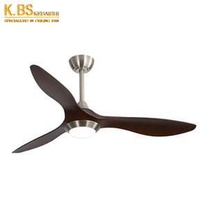KBS Kronleuchter BLDC Deckenventilator mit <span class=keywords><strong>LED</strong></span>-Beleuchtung OEM ODM Deckenventilator mit Lampe Kronleuchter-Ventilator 52 Zoll Holzflügel - Product Image 2