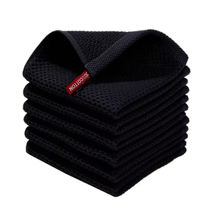 Paño de Microfibra de Algodón Suave y Absorbente para Cocina, Paño de Limpieza Transpirable con Diseño de Panal, Paño para Lavar la Cara, Paños de Limpieza para el Hogar - Product Image 1