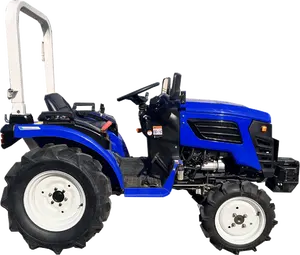 Satılık 4*4 Mini tekerlekli tarım traktörleri 4WD 25hp çok fonksiyonlu çiftçi traktör
