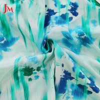 Tissu imprimé en chiffon de soie léger 100% viscose, matériau numérique pour vêtements féminins