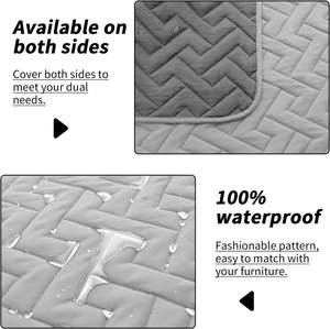 Funda Protectora para Cama de Perro OEM, para Muebles, Sofá, Colchón, Manta para Perro, Impermeable, Reversible - Product Image 5