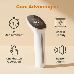 <span class=keywords><strong>Thermomètre</strong></span> numérique infrarouge <span class=keywords><strong>sans</strong></span> <span class=keywords><strong>contact</strong></span> portable pour le front et le corps, <span class=keywords><strong>thermomètre</strong></span> laser infrarouge pour enfants - Product Image 3