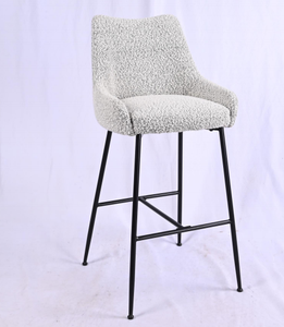 <span class=keywords><strong>Tabouret</strong></span> de bar en bois italien et rotin 65 cm, design métallique noir en acier inoxydable, pour extérieur vintage, <span class=keywords><strong>tabouret</strong></span> de bar haut - Product Image 3