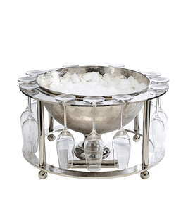 Refroidisseur à champagne Bubbly Time, seau à glace élégant avec support à verres pour bars, restaurants et usage domestique - Product Image 3