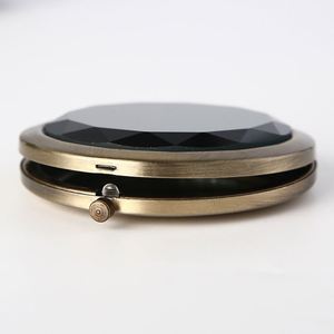 Hot Fashionable Custom logo Makeup Mirrors Rose Gold Cosmetic Mirrors Jewel Pocket Mirror - Product Image 3