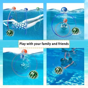 Giocattoli gonfiabili a 9 pollici dello stagno della palla dello stagno del gioco della piscina <span class=keywords><strong>con</strong></span> l'adattatore del tubo flessibile, - Product Image 2