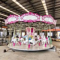 Manège rétro pour enfants, attraction de fête foraine intérieure/extérieure, manège amusant de fête foraine, manège monté sur remorque à vendre