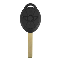 XNRKEY Casing Kunci Remote Fob 3 Tombol untuk BMW Mini Cooper 2005 2006 2007 R50 R53 Cooper S Uncut Blade
