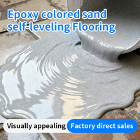 Peinture époxy colorée antidérapante et imperméable de haute qualité et à bas prix, peinture auto-nivelante pour sols en ciment extérieurs