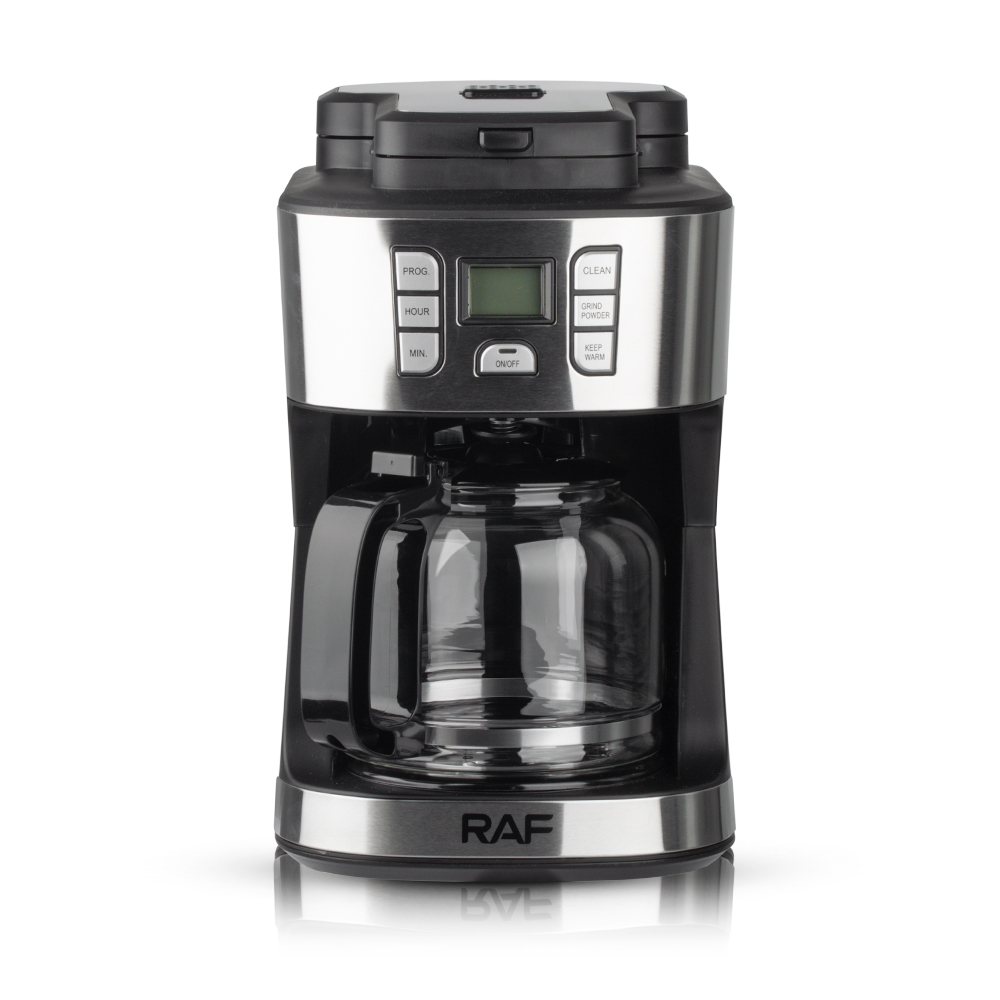 新しいコーヒーマシン統合コーヒーグラインダー豆粉末デュアル