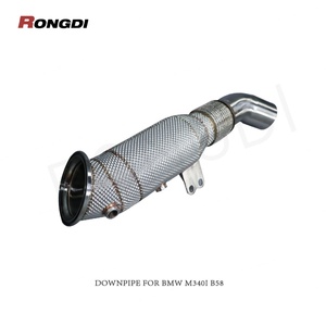 4.5" SS Turbo Stainless Steel Downpipe for BMW B58 M240i 340i 440i 540i 2016~2019 3.0T B58 Downpipe - Product Image 4