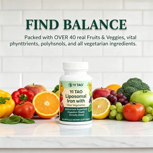 Capsules de Fer Liposomal et de Fibres Végétales – Santé Digestive, Renforcement Immunitaire, Supplément Super Aliment Antioxydant, Formule Douce - Product Image 2