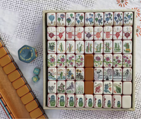 Balon Hidrogen Tujuh Lapis Oranye Portabel Berukir Mewah untuk Pesta Mahjong Amerika, Rekreasi dan Hiburan, Memenuhi Standar NMJL