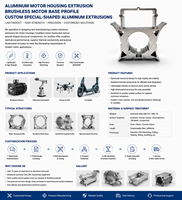 Radiateur de refroidissement en aluminium extrudé pour amplificateur audio haute puissance de la marque Zhongxin, dissipateur thermique en alliage d'aluminium extrudé sur mesure