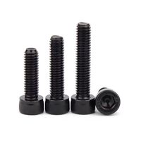 Vis à tête cylindrique hexagonale en acier au carbone noir de grade 12.9 M2 M2.5 M3 M4