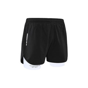 Pantalones cortos atléticos Logotipo personalizado Joggers ligeros Correr Gimnasio Ropa deportiva Hombres Entrenamiento Fitness Gym Shorts - Product Image 4