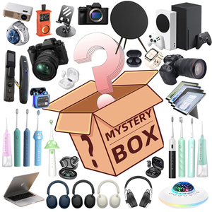 Montre intelligente unisexe avec écran OLED, bracelet en cuir, boîte mystère avec boules de loterie en plexiglas, charge magnétique compatible iOS, thermomètre - Product Image 2