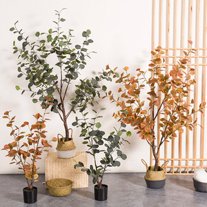 Grand arbre à monnaie artificiel, plante d'intérieur <span class=keywords><strong>en</strong></span> plastique, arbre artificiel pour la décoration intérieure, personnalisable, fabriqué <span class=keywords><strong>en</strong></span> Chine - Product Image 2