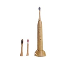 <span class=keywords><strong>Brosse</strong></span> à dents électrique <span class=keywords><strong>rechargeable</strong></span> en <span class=keywords><strong>bambou</strong></span> avec têtes de <span class=keywords><strong>brosse</strong></span> à dents en <span class=keywords><strong>bambou</strong></span> remplaçables - Product Image 2