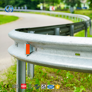 Barriera di sicurezza del Guardrail della forma d'onda del Guardrail in acciaio rinforzato per la sicurezza stradale W fascio Guardrail barriera di traffico - Product Image 2