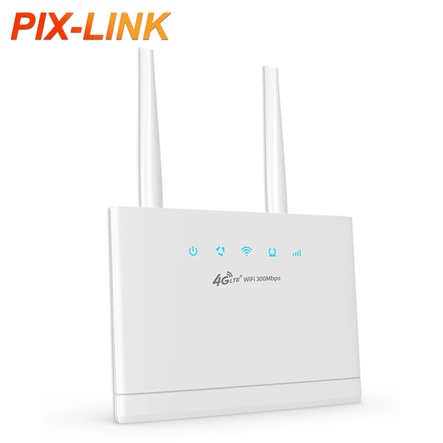 Débloqué 300Mbps 4 antennes externes Quad routeur Wifi domestique 3G GSM LTE Hotspot 4G Modem avec emplacement pour carte Sim