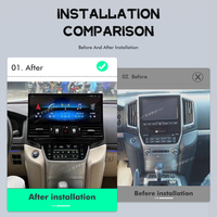 Pantalla de Radio para coche Android 13 de 17 pulgadas para TOYOTA LAND CRUISER 200 LC200 LC300 2007-2015 reproductor de vídeo Multimedia GPS automotriz