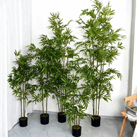 Bambou Artificiel Haut de Gamme 2026 avec Texture Réaliste pour la Décoration Intérieure et Extérieure de la Maison, du Bureau et du Jardin