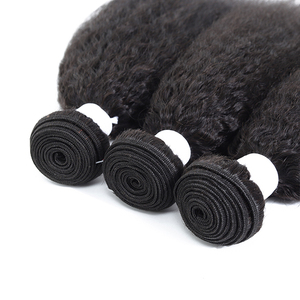 Cheveux indiens Remy Kinky Straight Weave 3 Bundles Extension de cheveux vierges de haute qualité <span class=keywords><strong>Black</strong></span> <span class=keywords><strong>friday</strong></span> Sale Wholesale - Product Image 2