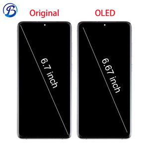 Écran OLED pour Samsung Galaxy S20 Plus, Affichage LCD Super Qualité 5G <span class=keywords><strong>G986</strong></span>, Écran Tactile de Téléphone 6.7" avec Cadre Noir - Product Image 2