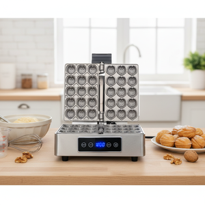 New CookTech Digital Smart Control Walnut Cake Maker Machine Large Stainless Steel SUS304 Touch Control Portable Snack - Product Image 3