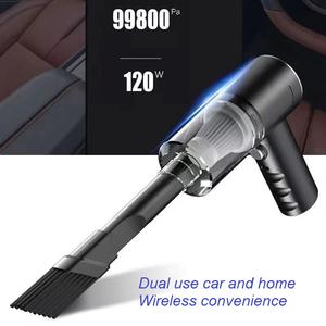 个性化迷你USB可充电手持式真空吸尘器便携式干湿家用和汽车无线毛发真空吸尘器 - Product Image 4