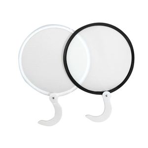 Custom DIY Folding Round Advertising Cloth Surface Solid Color Folding Portable Children's Foldable Flying <b>Disc</b> Fan - Product Image 1