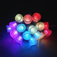 NUEVO Diseño DC12V DC5V 20mm RGB Pixel LED Direccionable, Luz Puntual de 1 LED, Módulo de Pixel LED RGB para Luces de Parques de Atracciones