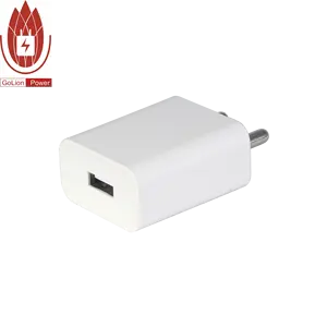 Adaptador oppo 5v2a, cargador de pared usb, enchufe indio 5V 2A con certificación BIS, venta directa de fábrica