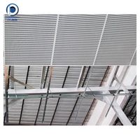 Techo decorativo de fábrica Prima, techo blanco falso compuesto de aluminio, diseño de paneles de techo de pasillo suspendido Interior