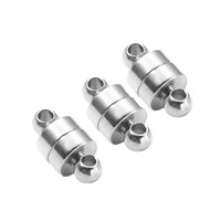 Ventes d'usine en acier inoxydable fermoir magnétique Bracelet collier fermoirs accessoires sans décoloration pour la fabrication de bijoux