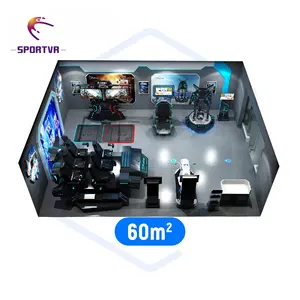 SportVR Realidade Virtual Sala Arcade Vr Centro Simulador Vr Set 9d Amus Parque Temático Vr Parque de Diversões Indoor Video Games