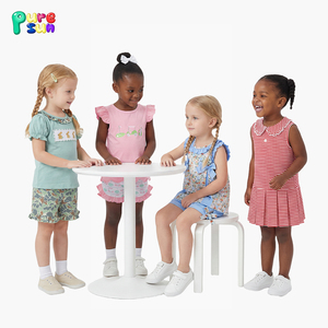 Puresun abbigliamento per bambini smocked sei sole nodo francese ricamo ragazza vestiti estivi all'ingrosso per ragazze abbigliamento boutique - Product Image 5