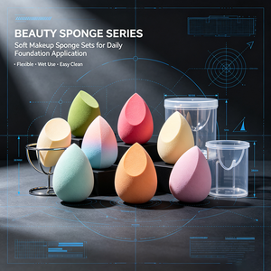 Ensemble d'éponges de maquillage pour fond de teint, correcteur et mélange de cosmétiques - Product Image 3