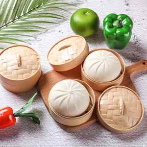 Jouet de simulation de cuisine pour enfants : Boulette de ravioli à presser de haute qualité, jouet souple en forme de pain vapeur - Product Image 5