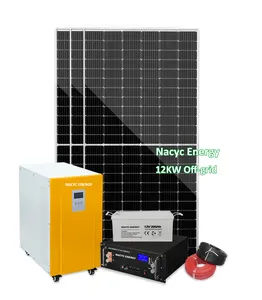 5KW 10KW 8KW离网逆变器太阳能系统能量备用发电机屋顶地面安装太阳能套件