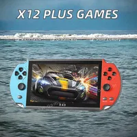 Console de jeu portable rétro ZTX X12 Plus X7 avec écran IPS de 5,1 pouces, batterie de 3500 mAh, WiFi intégré, jeux intégrés, double joystick, source ouverte