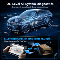 Herramienta de Diagnóstico Profesional para Coches THINKCAR THINKSCAN 689BT CANFD DOIP Codificación ECU Bidireccional 34 Funciones de Reinicio Escáner Obd2 de Sistema Completo