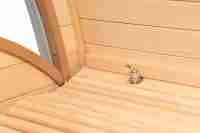 Sauna de Infrarrojos Lejanos con Certificación FSC, Fabricada con Madera de Hemlock Canadiense y ABS, con Función de Iones Negativos