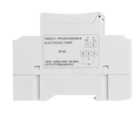 Temporizador Digital Programable Diario/Semanal AHC15A THC15A para Riel DIN, Relé de Interruptor de Tiempo, 25A 16A 220V CA 230V 110V/ CC 24V 12V