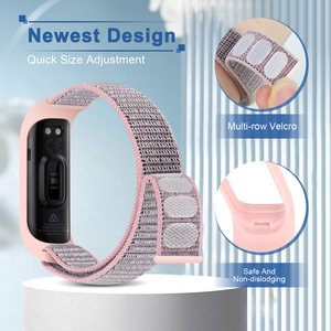 Vente directe d'usine, bracelet de montre en nylon réglable avec velcro pour <span class=keywords><strong>Samsung</strong></span> <span class=keywords><strong>Galaxy</strong></span> <span class=keywords><strong>Fit</strong></span> 2, bracelet pour femmes et hommes - Product Image 3