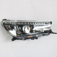 Kit de conversion de carrosserie de camionnette, systèmes d'éclairage, feux de voiture, phares ABS+LED pour Hilux Revo 2016