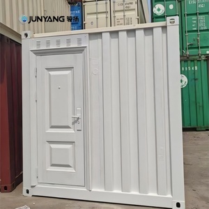 บ้านคอนเทนเนอร์เหล็กคอร์เทนคุณภาพสูงขนาด 20GP พร้อมหน้าต่าง 1 บานและประตู 1 บาน สำหรับไซต์ก่อสร้าง ขายส่ง - Product Image 3
