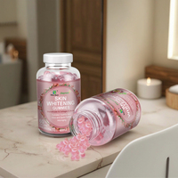 Gummies éclaircissantes pour la peau L-Glutathion Collagène Peptides Vitamine C E Acide Hyaluronique