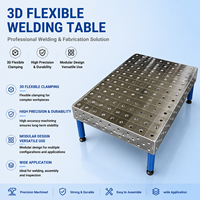 Table de soudage 3D D28 sur mesure, plateforme de soudage modulaire flexible avec traitement de surface au nitruage